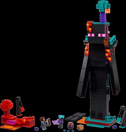 Конструктор LEGO Minecraft Вежа Ендермена 867 деталей (21279) - фото 7