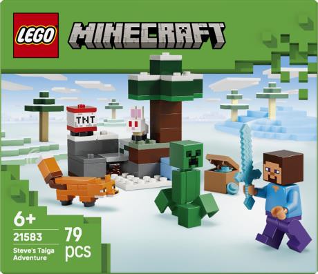 Конструктор LEGO Minecraft Приключения Стива в тайге 79 Деталей (21583) - фото 3