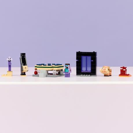 Конструктор LEGO Minecraft Подорож до Нижнього світу та Порталу до Краю 192 Деталі (21584) - фото 9