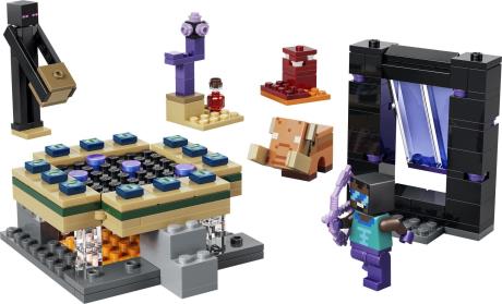 Конструктор LEGO Minecraft Подорож до Нижнього світу та Порталу до Краю 192 Деталі (21584) - фото 10