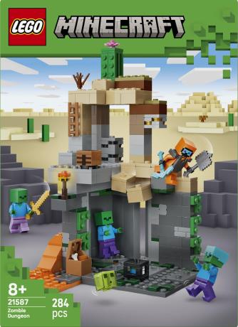 Конструктор LEGO Minecraft Підземелля зомбі 284 Деталі (21587) - фото 11