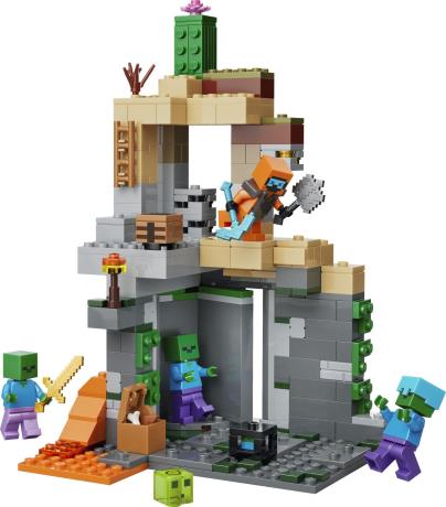 Конструктор LEGO Minecraft Підземелля зомбі 284 Деталі (21587) - фото 11