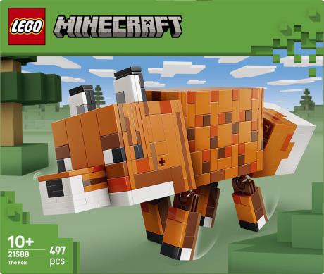 Конструктор LEGO Minecraft Лисиця 497 Деталі (21588) - фото 6
