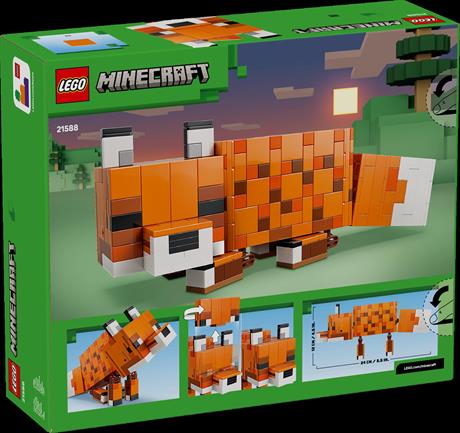 Конструктор LEGO Minecraft Лисиця 497 Деталі (21588) - фото 0