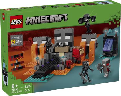 Конструктор LEGO Minecraft Битва за Визер 494 Детали  (21590) - фото 4