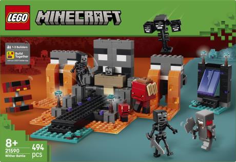 Конструктор LEGO Minecraft Битва за Визер 494 Детали  (21590) - фото 6