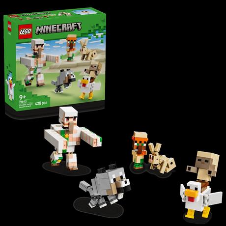 Конструктор LEGO® Minecraft™ Куриный Жокей: атака в пустыне Игрушка, 428 деталей (21592) - фото 2