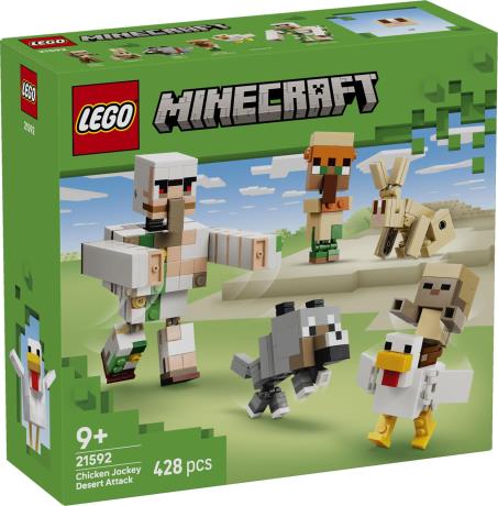 Конструктор LEGO® Minecraft™ Курячий Жокей: атака в пустелі Іграшка, 428 деталей (21592) - фото 8
