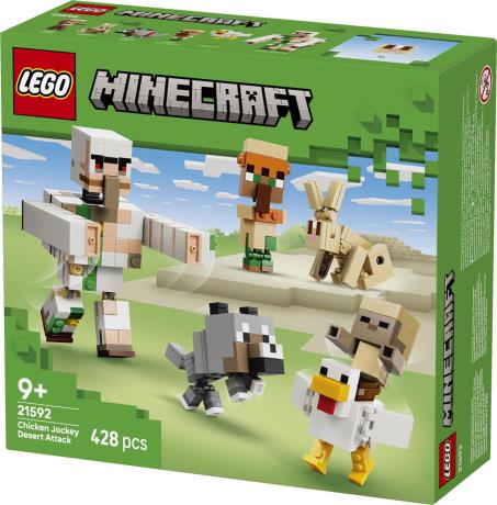 Конструктор LEGO® Minecraft™ Курячий Жокей: атака в пустелі Іграшка, 428 деталей (21592) - фото 9