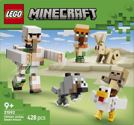 Конструктор LEGO® Minecraft™ Курячий Жокей: атака в пустелі Іграшка, 428 деталей (21592) - фото 10