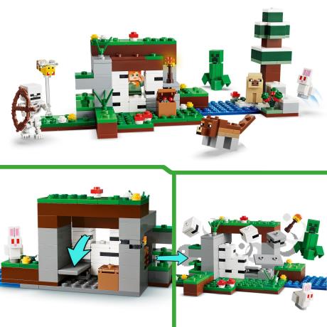 Конструктор LEGO® Minecraft® Приключение первой ночи Конструктор, 301 деталь (21593) - фото 5