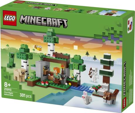 Конструктор LEGO® Minecraft® Приключение первой ночи Конструктор, 301 деталь (21593) - фото 9