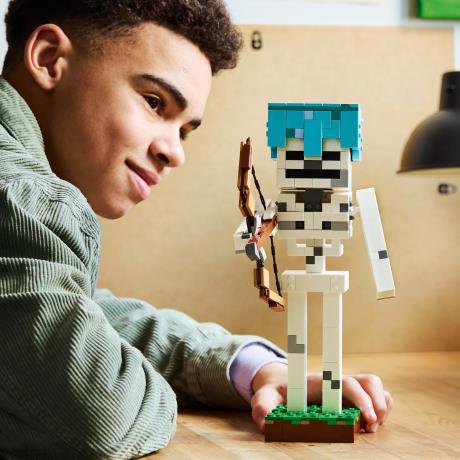 Конструктор LEGO® Minecraft® Скелет Геймерський декор , 502 деталі (21594) - фото 6