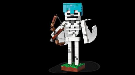 Конструктор LEGO® Minecraft® Скелет Геймерский декор, 502 детали (21594) - фото 13