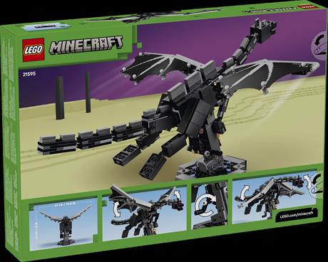 Конструктор LEGO® Minecraft® Дракон Края Декор по видеоигре, 710 деталей (21595) - фото 1