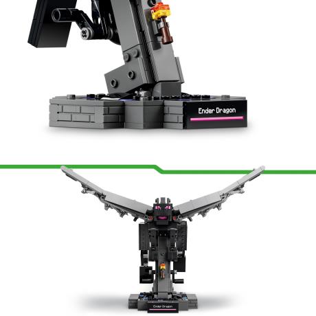 Конструктор LEGO® Minecraft® Дракон Краю Декор з відеогри, 710 деталей (21595) - фото 11