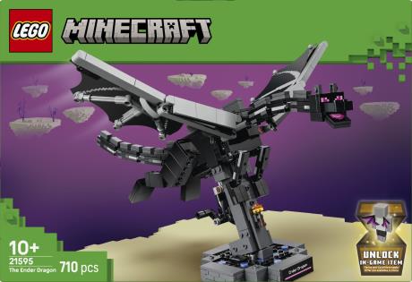 Конструктор LEGO® Minecraft® Дракон Краю Декор з відеогри, 710 деталей (21595) - фото 14