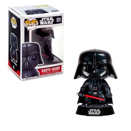 Фигурка Funko Pop! Звёздные войны Дарт Вейдер со световым мечом 10 см (2300) - фото 1