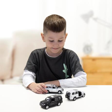 Автомодель TechnoDrive Mitsubishi 4WD Turbo чорний 1:43 (250284) - фото 1