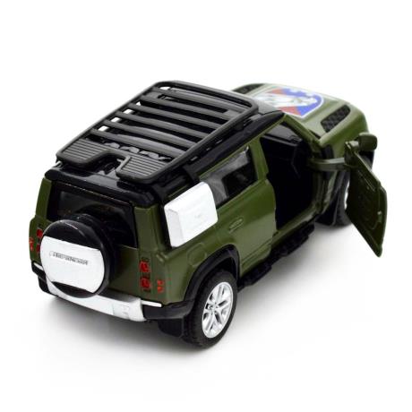 Автомодель TechnoDrive Шевроны героев Land Rover Defender 110 110 25 ОВДБр 1:43 (250289M) - фото 1