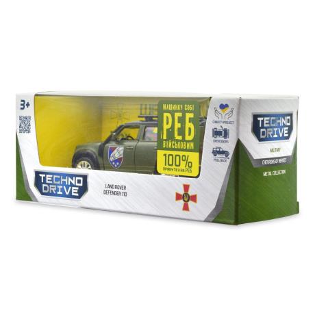 Автомодель TechnoDrive Шевроны героев Land Rover Defender 110 110 25 ОВДБр 1:43 (250289M) - фото 4