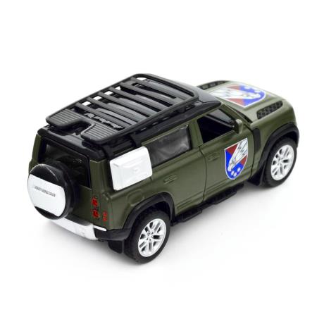 Автомодель TechnoDrive Шевроны героев Land Rover Defender 110 110 25 ОВДБр 1:43 (250289M) - фото 11