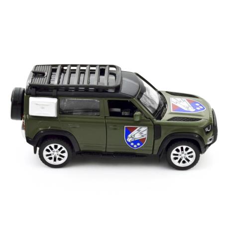 Автомодель TechnoDrive Шевроны героев Land Rover Defender 110 110 25 ОВДБр 1:43 (250289M) - фото 12