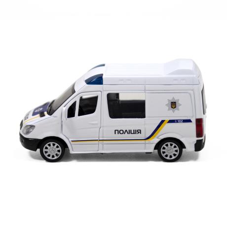 Автомодель TechnoDrive Mercedes-Benz Sprinter Поліція 1:53 (250294) - фото 4