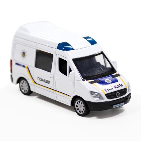 Автомодель TechnoDrive Mercedes-Benz Sprinter Поліція 1:53 (250294) - фото 9