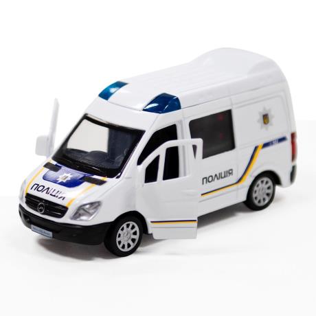 Автомодель TechnoDrive Mercedes-Benz Sprinter Поліція 1:53 (250294) - фото 10