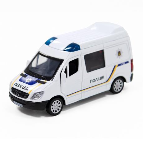 Автомодель TechnoDrive Mercedes-Benz Sprinter Поліція 1:53 (250294) - фото 0