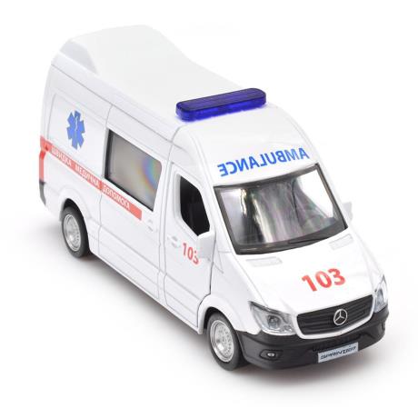 Автомодель TechnoDrive Mercedes-Benz Sprinter Скорая помощь 1:32 (250344U) - фото 7