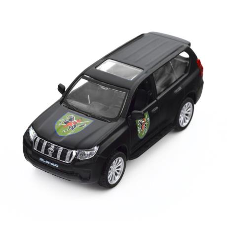 Автомодель TechnoDrive Шевроны героев Toyota Land Cruiser Prado 110 ОМБр 1:42 (250359M) - фото 0