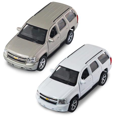 Автомодель - CHEVROLET TAHOE 2008 (білий, сірий) - фото 0