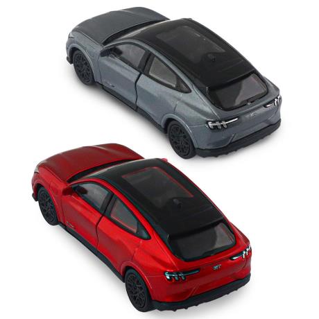 Автомодель - FORD MUSTANG MACH-E GT 2023 (червоний, сріблясто-сірий) - фото 8