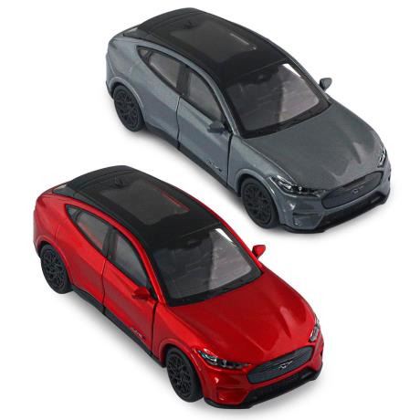 Автомодель - FORD MUSTANG MACH-E GT 2023 (червоний, сріблясто-сірий) - фото 12