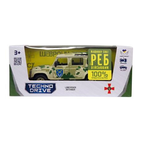 Автомодель TechnoDrive Шевроны героев Land Rover Defender ОК ВОСТОК 1:32 (250396UM) - фото 5