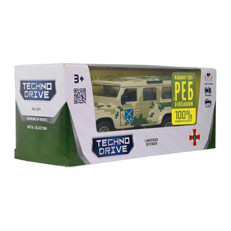 Автомодель TechnoDrive Шевроны героев Land Rover Defender ОК ВОСТОК 1:32 (250396UM) - фото 6