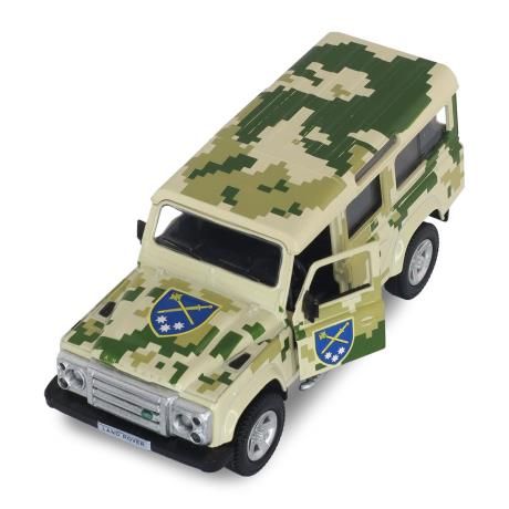 Автомодель TechnoDrive Шевроны героев Land Rover Defender ОК ВОСТОК 1:32 (250396UM) - фото 15