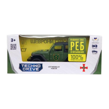 Автомодель TechnoDrive Шеврони героїв Jeep Wrangler Rubicon ОК ПІВНІЧ (250397UM) - фото 5