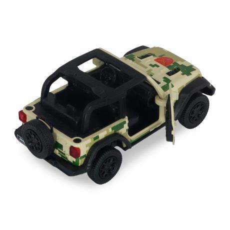 Автомодель TechnoDrive Шевроны героев Jeep Wrangler Rubicon ОК ЮГ 1:32 (250398UM) - фото 1