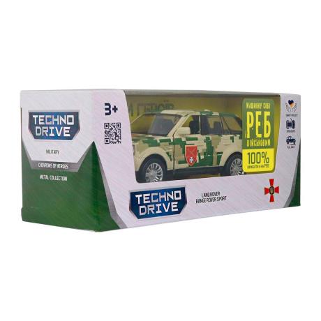 Автомодель TechnoDrive Шеврони героїв Land Rover Range Rover Sport ОК ЗАХІД 1:32 (250399UM) - фото 6