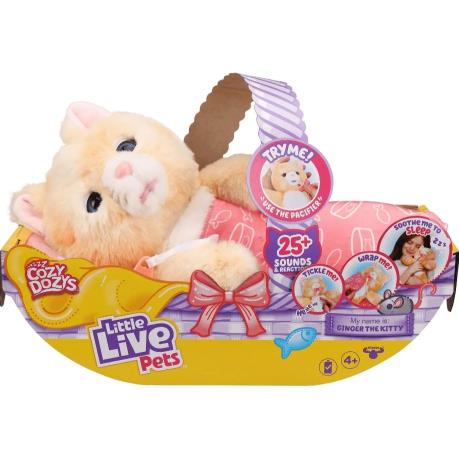 Интерактивная игрушка Little Live Pets Котенок-обнимашка Джинджер (26492) - фото 1