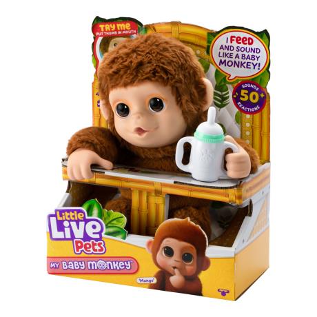 Интерактивная игрушка Little Live Pets Обезьянка (26558) - фото 3