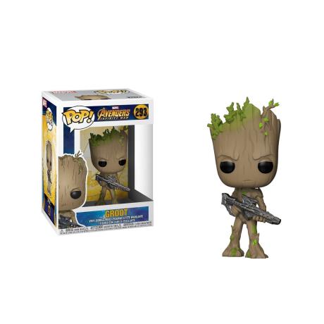 Фигурка Funko Pop! Мстители Война бесконечности Грут с бластером (26904) - фото 1