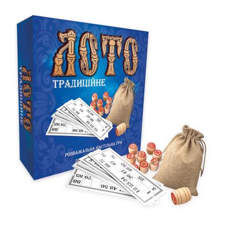 Лото Strateg традиционное с деревянными бочонками на укр. языке (30315) - фото 0