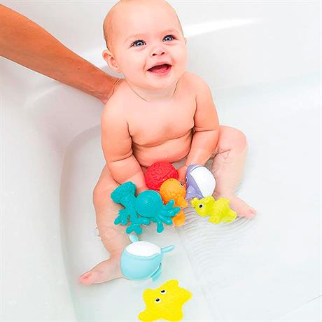 Набор игрушек для ванной Infantino Морские друзья 8 в 1 (305031) - фото 2