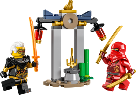 Конструктор LEGO NINJAGO Битва за Храм Кая і Раптона 47 деталей (30650) - фото 1