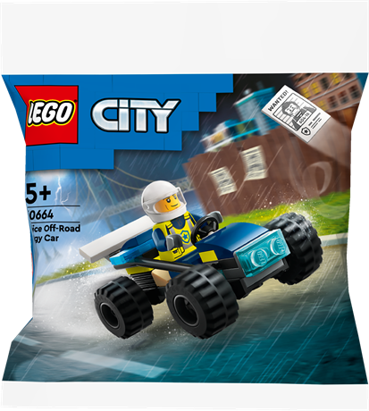 Конструктор LEGO City Поліцейський багі для бездоріжжя 35 деталей (30664) - фото 2