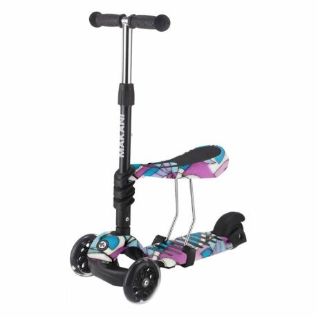 Триколісний самокат Kikka Boo Makani 3 в 1 Ride & Skate із сидінням Пікассо (31006010091) - фото 0